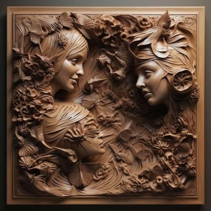 نموذج ثلاثي الأبعاد لآلة CNC 3D Art 